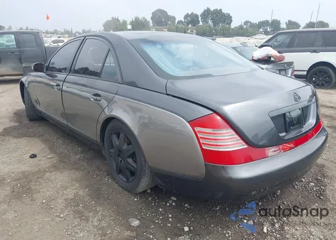 2004 Maybach 57 из США, поврежденный, VIN WDBVF78J64A000495